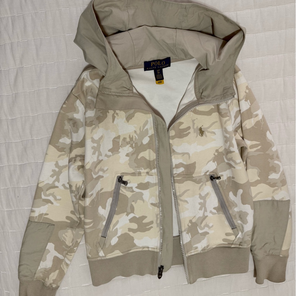 Polo by Ralph Lauren Beige Zip-Up Jacket